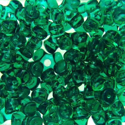 Tr. Emerald Green - Tri Beads Transparent Colors (600 Pieces)
