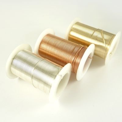 COPPER Tarnish-Resistant Craft Wire, Quality Lacquered Finish, CHOOSE GAUGE SIZE (Per Spool)
