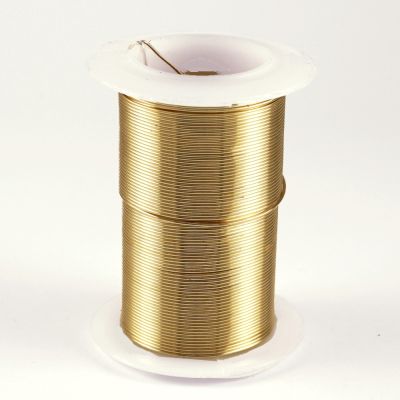  GOLD Tarnish-Resistant Craft Wire, Quality Lacquered Finish, CHOOSE GAUGE SIZE (Per Spool)