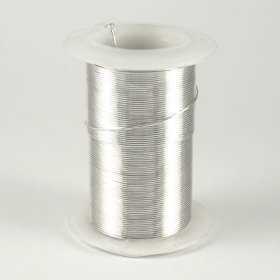  SILVER Tarnish-Resistant Craft Wire, Quality Lacquered Finish, CHOOSE GAUGE SIZE (Per Spool)